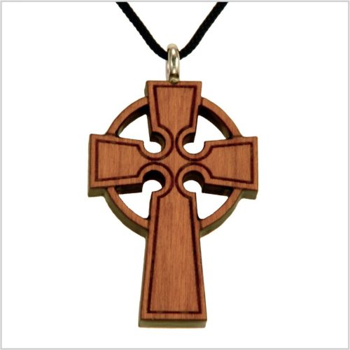 45K - Cruz celta de madera