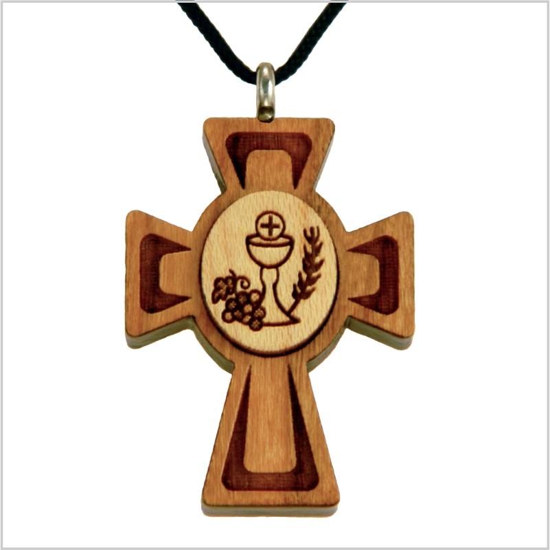 52A - Cruz de madera, Eucaristía