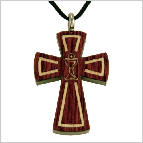 30B - Cruz de madera, cáliz