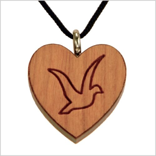 6E - Corazón de madera,  paloma