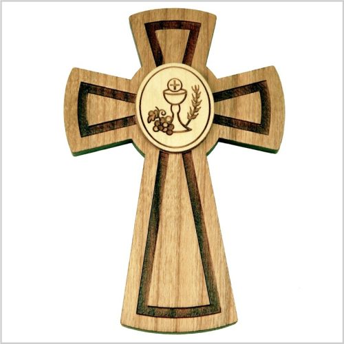 83A - Crucifijo de madera, Eucaristía