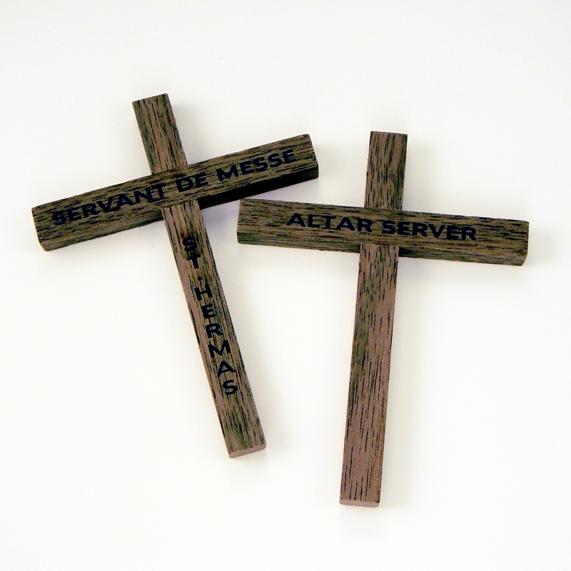 14A - Cruz de sotana de madera